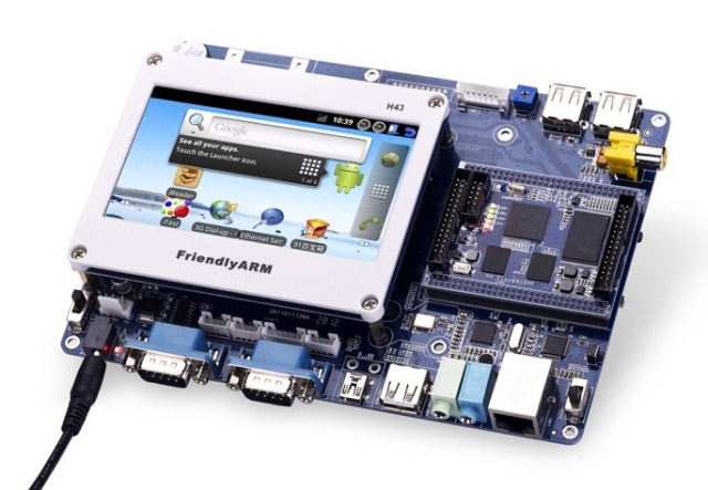 ●他社より2～3割安い●　Linux/Android/WinCE/Ubuntu対応マルチ・メディアARM11ボードTiny6410+LCD4.3