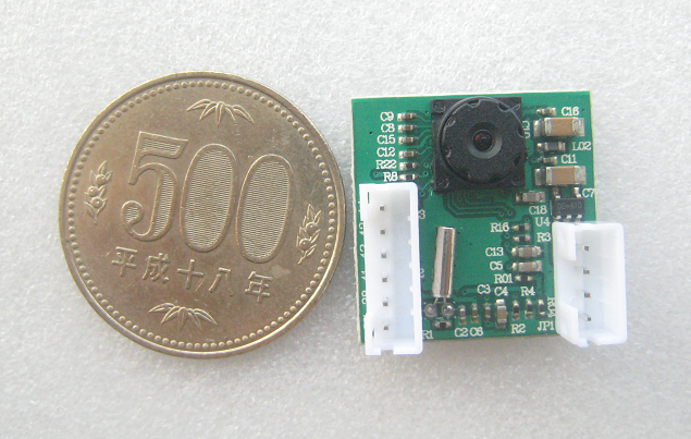 小型シリアルカメラモジュール（ビデオ（Video）出力付き、TTLレベルの
