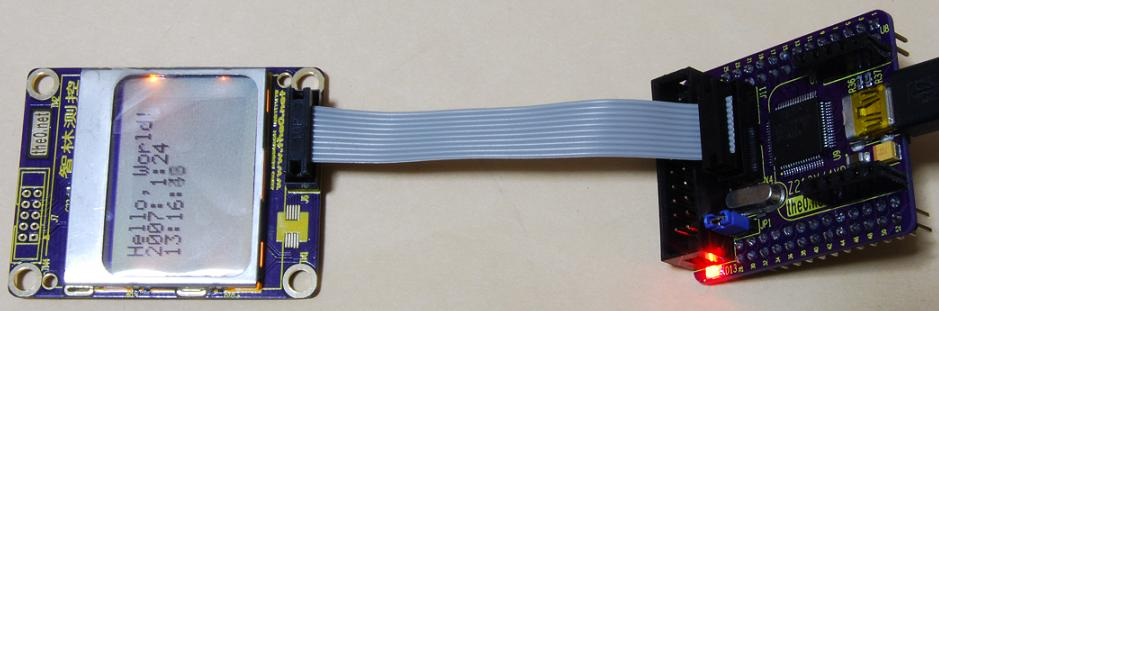 ARM7TDMI/LPC2148モジュール＋LCD5110+OpenLinkセット