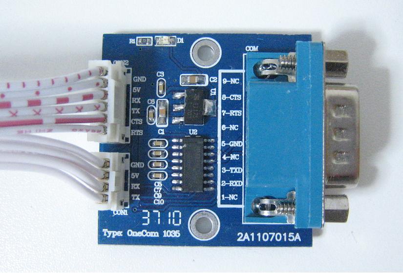 Mini6410/Mini210ボード用のRS232拡張基板