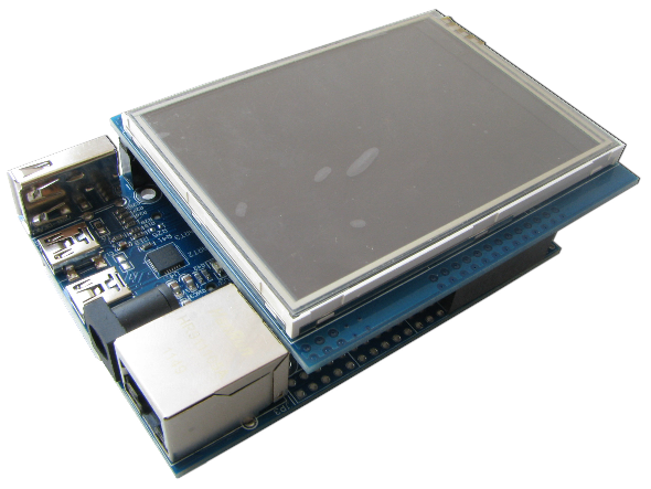 ARM Cortex-M3/STM32F207-130万画素カメラ搭載開発キット(3.2”TFT液晶タッチパネル付き)