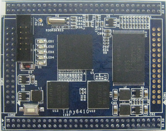 Linux/Android/WinCE/Ubuntu対応マルチ・メディアARM11ボードTiny6410量産ボード