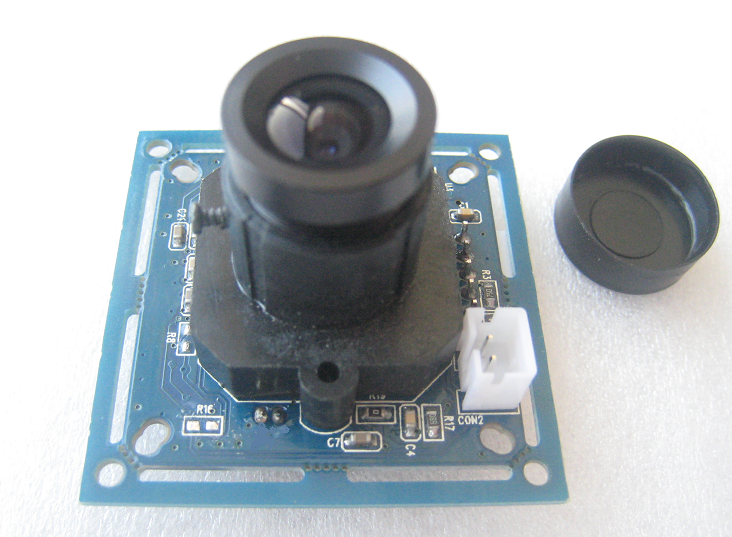 【ジャンク】カメラモジュール部材 ビデオ（Video）出力付きRS232/JPEGシリアルカメラモジュール（TTL