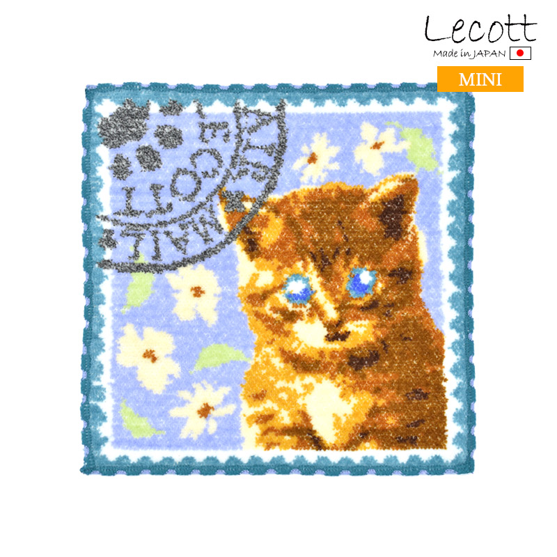 ルコット　ミニハンカチ　茶トラ