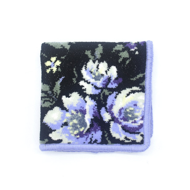 116-51011 ローズソフィア シェニール織 ハンカチ