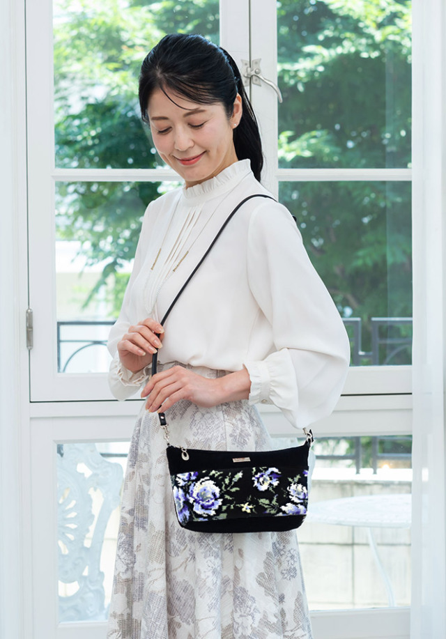 116-75025 ローズソフィア 2way ショルダーバッグ