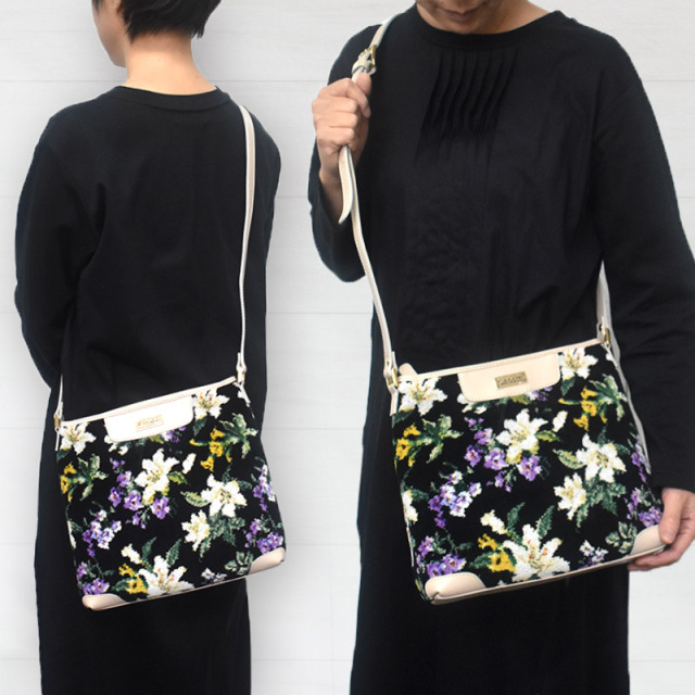 2026年 福袋 Cセット Happy Bag ショルダーバッグ ユリ柄