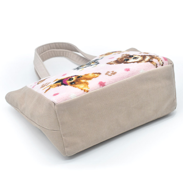 チワワ 総柄 トートバッグ