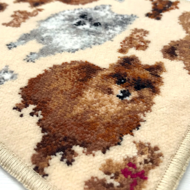 オーダーページ　ハンカチ89 ポメラニアンちゃん柄　ハンドメイド3/17 ハンカチ タオルハンカチ ハンカチタオル ギフト レディース