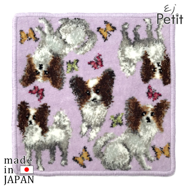 Enjeau(アーンジョー)：チワワ チワプー ペアーズシリーズ ハンカチ