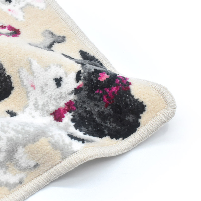 496-51-11 ホワイトテリア スコティッシュテリア ハンカチ