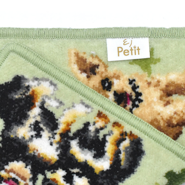 Enjeau(アーンジョー)：チワワ チワプー ペアーズシリーズ ハンカチ