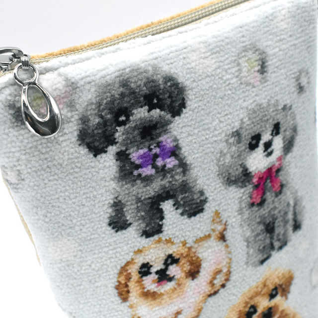 dc74060 犬柄 ポシェット