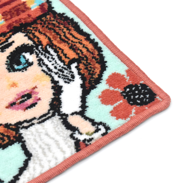 内藤ルネ ハンカチ ベレー帽の少女