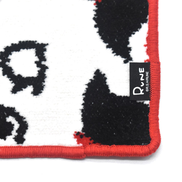 内藤ルネ ハンカチ クロネコ