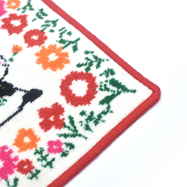 584-51-1u パンダフラワー 内藤ルネ シェニール織 ハンカチ