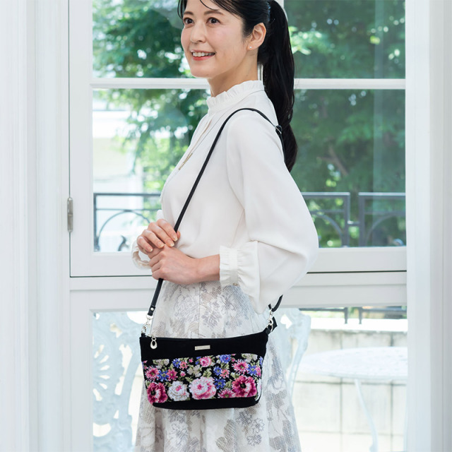 Enjeau(アーンジョー)：クララ 2way ショルダーバッグ ポシェット