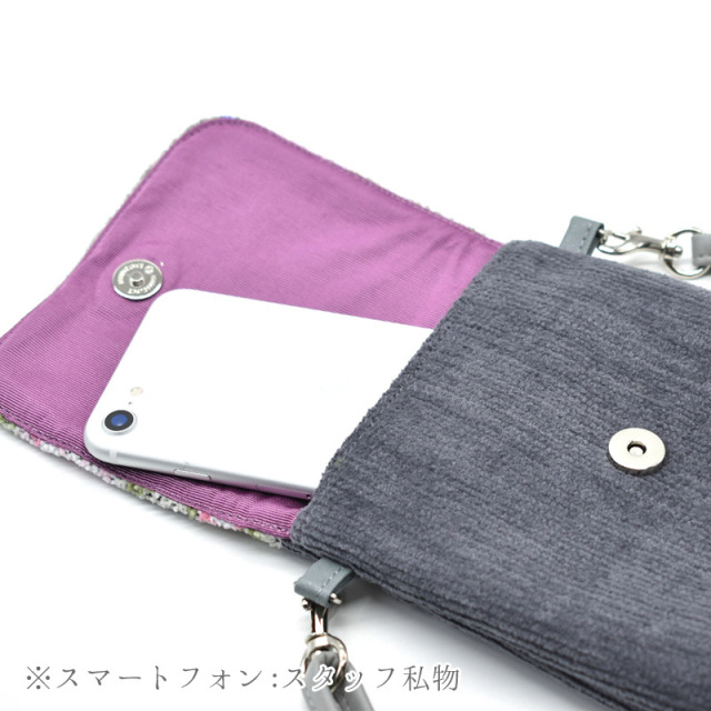クララ 機能ポーチ 機能ポシェット　グレー