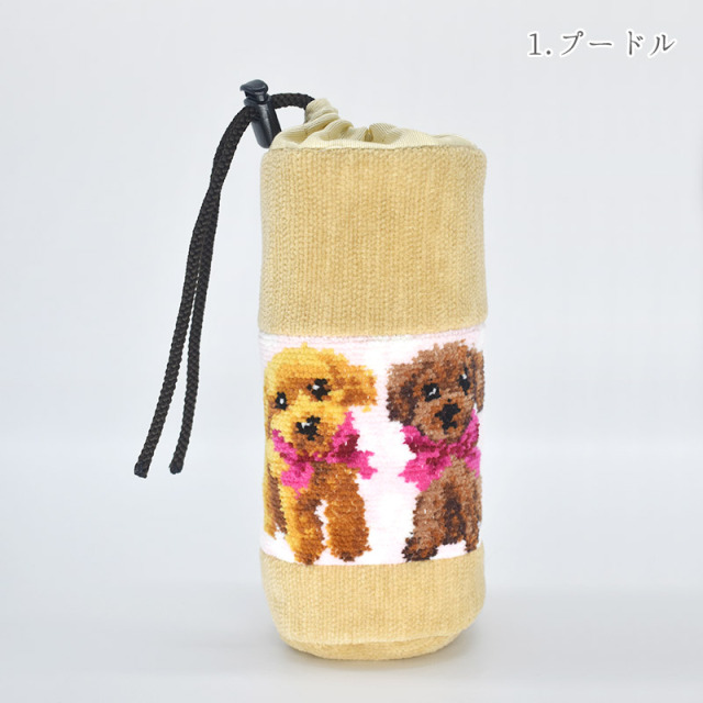 Enjeau(アーンジョー)：選べる 犬柄 ペットボトルホルダー スクイズ
