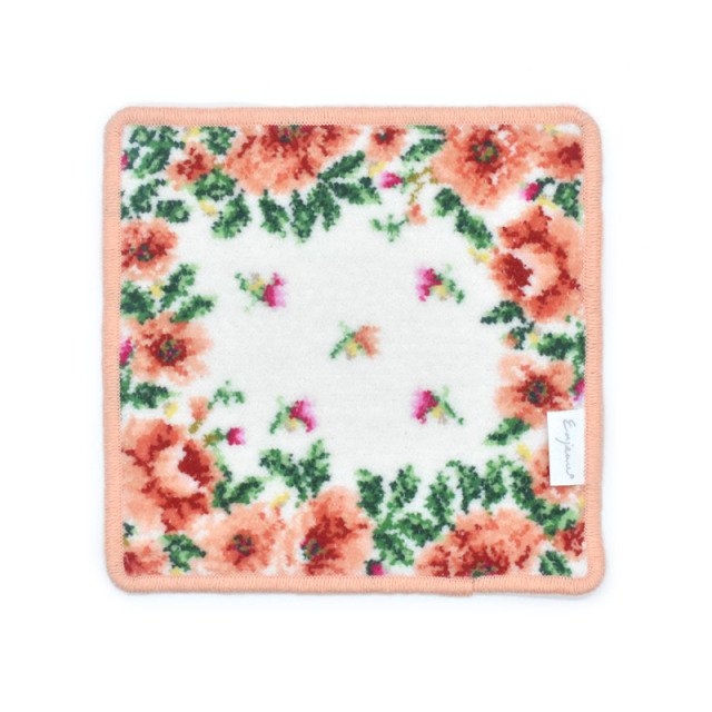 361-51-10 リース ロマンティックローズ ミニハンカチ