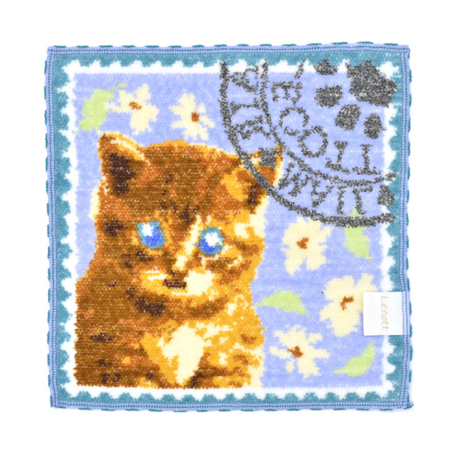 ルコット　ミニハンカチ　茶トラ