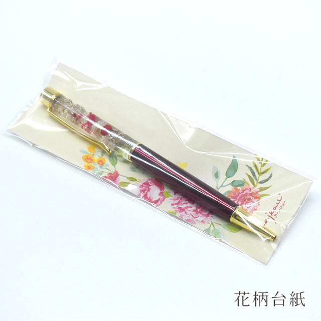 pen-hanaset ハーバリウムボールペン&イニシャルハンカチ ギフトセット