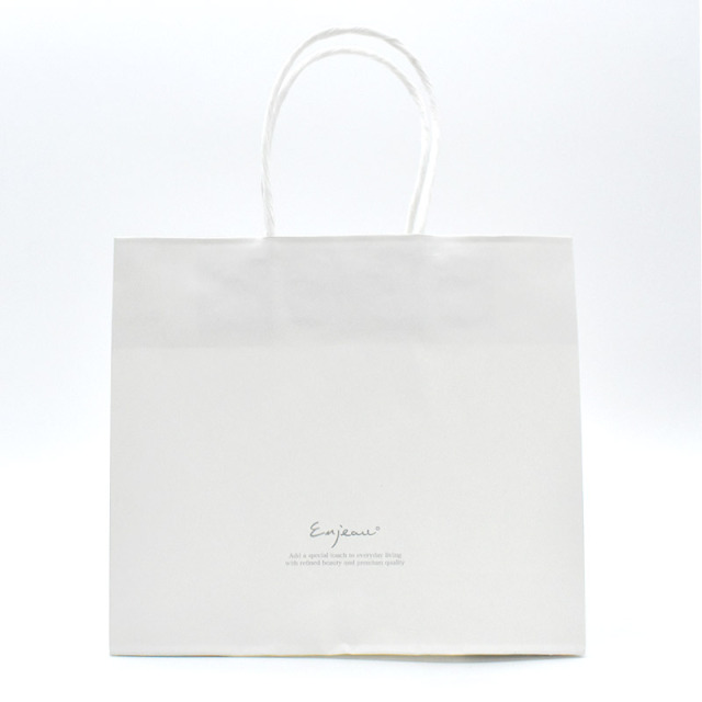 ショッパー　紙袋　ホワイト　新