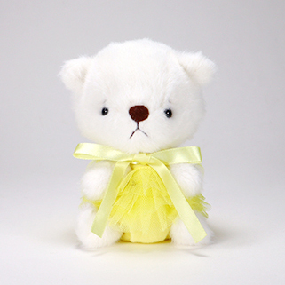 pom pom Bear　しろくま チュチュ イエロー