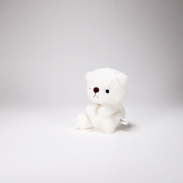 pom pom Bear しろくま ホワイトレース