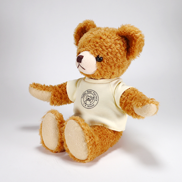 テディベア・ファクトリー ロゴ入りオリジナルTシャツ イエロー