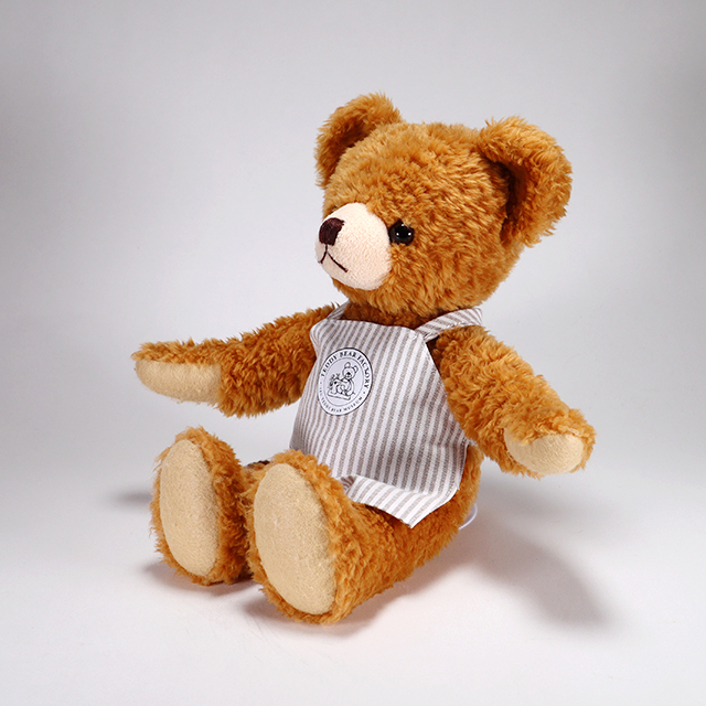 テディベア・ファクトリー ロゴ入りオリジナルベージュストライプ
