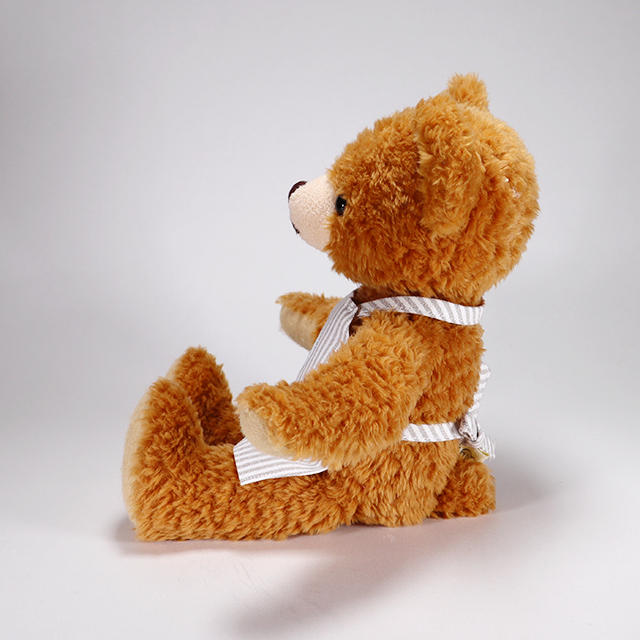 テディベア・ファクトリー ロゴ入りオリジナルベージュストライプ