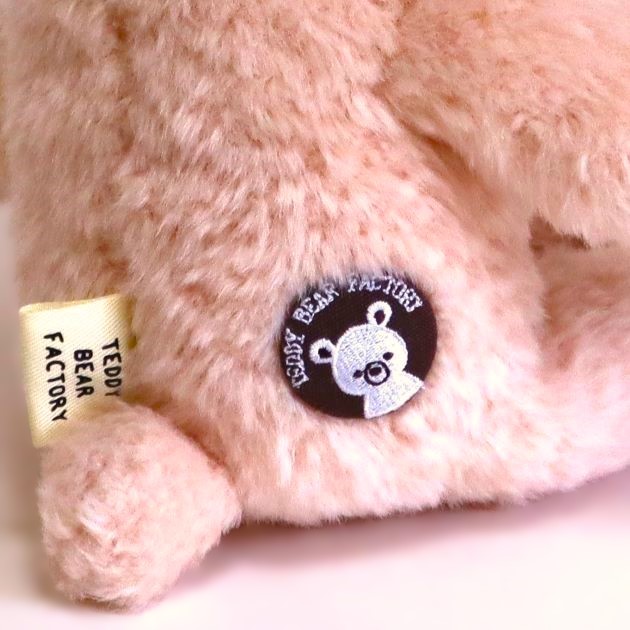 作家　ピンクのテディベア 🧸新作ぬいぐるみ販売のお知らせ🧸 ピンクのふわふわくるくるの生地が