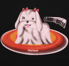 ペットキャラクターＴシャツ　マルチーズ
