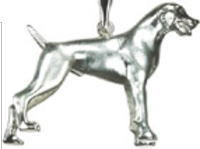 カバネルクラフトペンダント☆　ワイマラナー　［ＳＩＬＶＥＲ］