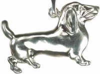 カバネルクラフトペンダント☆　ダックスフンド　Ａ　［ＳＩＬＶＥＲ］