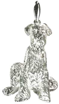 カバネルクラフトペンダント☆　エアデールテリア　［ＳＩＬＶＥＲ］　