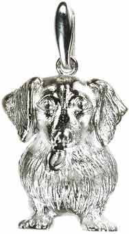 カバネルクラフトペンダント☆　ダックスフンド　Ｂ　［ＳＩＬＶＥＲ］