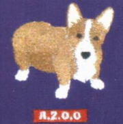 わんシリーズＴシャツ　コーギー