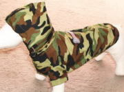 迷彩柄フード付き半袖ウェア