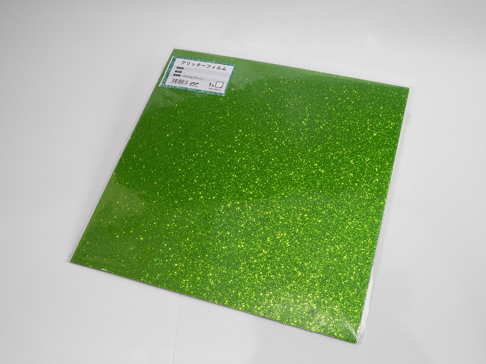 グリッター300角　グリーン
