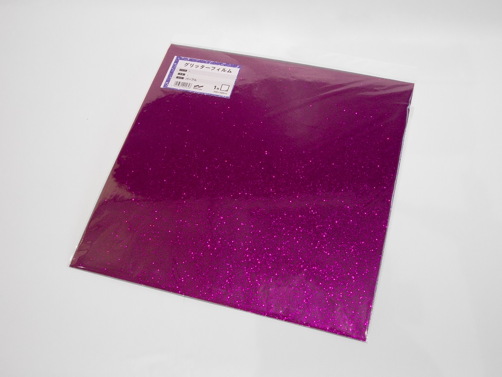 グリッター300角　パープル