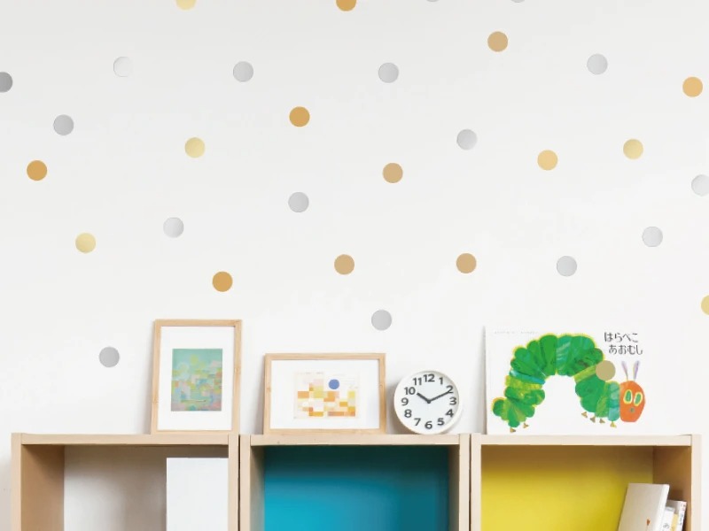 つくるをたのしむ！ドットシール金銀イメージ1