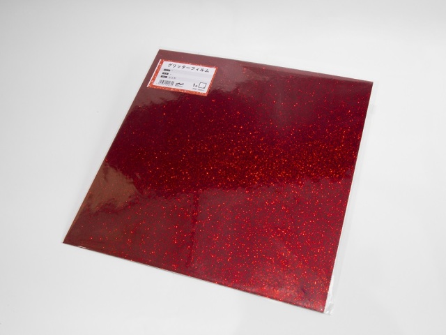 グリッター300角　レッド
