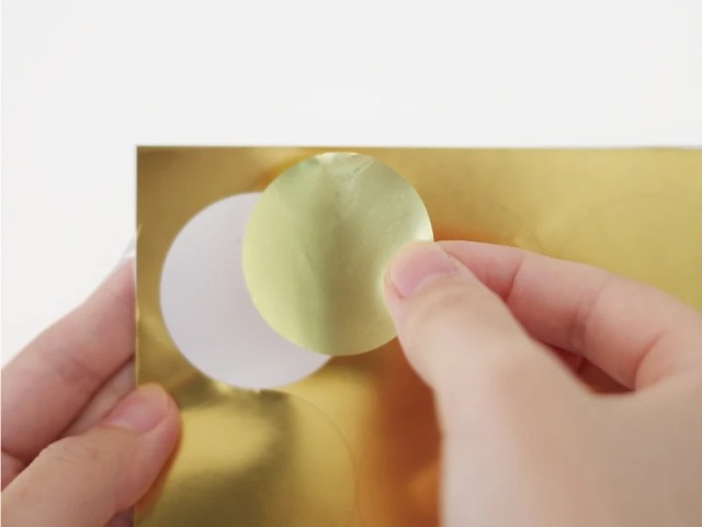 つくるをたのしむ！ドットシール金銀イメージ5