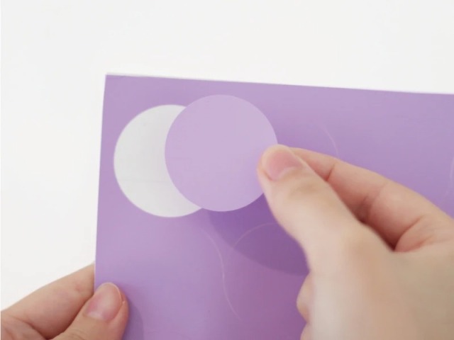 つくるをたのしむ！ドットシールパステルイメージ5