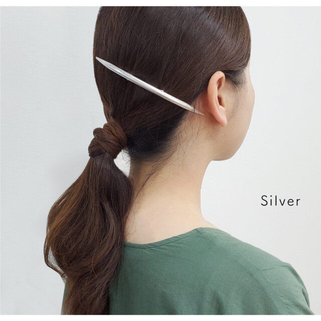 バレッタ カーブスティック ヘアアクセサリー セミマット 大人