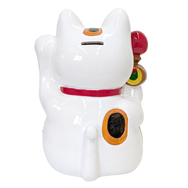 招き猫 置物 貯金箱 親子招福バンク ジャンボ DecoBaboo