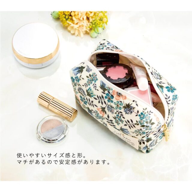 Liberty Print リバティプリント 角型ポーチ かわいい コスメ メイク 化粧ポーチ 誕生日プレゼント ギフト