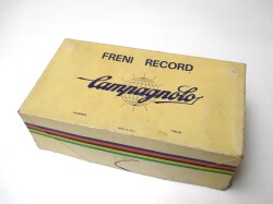 カンパニョロ　ブレーキセット　レコード　ラージ　ナット式　直Q　地球パッド　箱入　新品